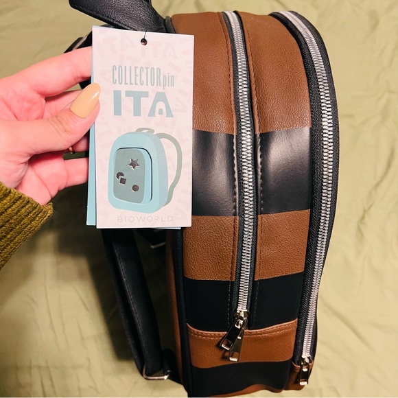 NWT Demon Slayer Pin Collector Mini Backpack - Picture 3 of 4